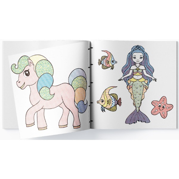 Фото - Раскраски Crystal Book лучшая водяная. Очаровательные друзья (9789669871114)